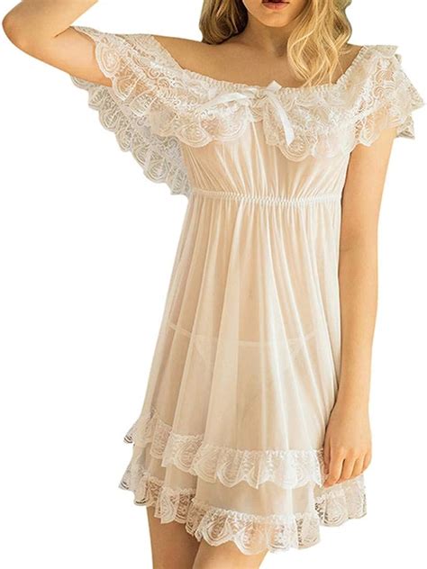 mariage chemise de nuit|Amazon.fr : Chemise De Nuit Romantique Longue